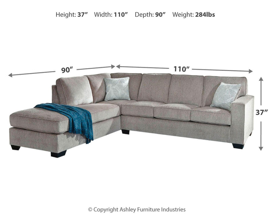 Altari Sleeper Sectional with Chaise - Pierce Furniture Gallery