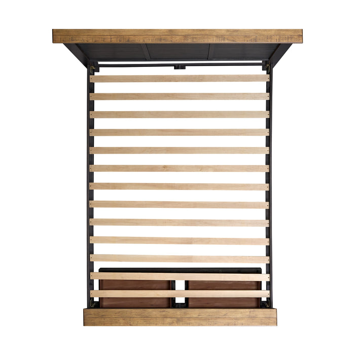 Montrose Storage Bed in Espresso & Brown
