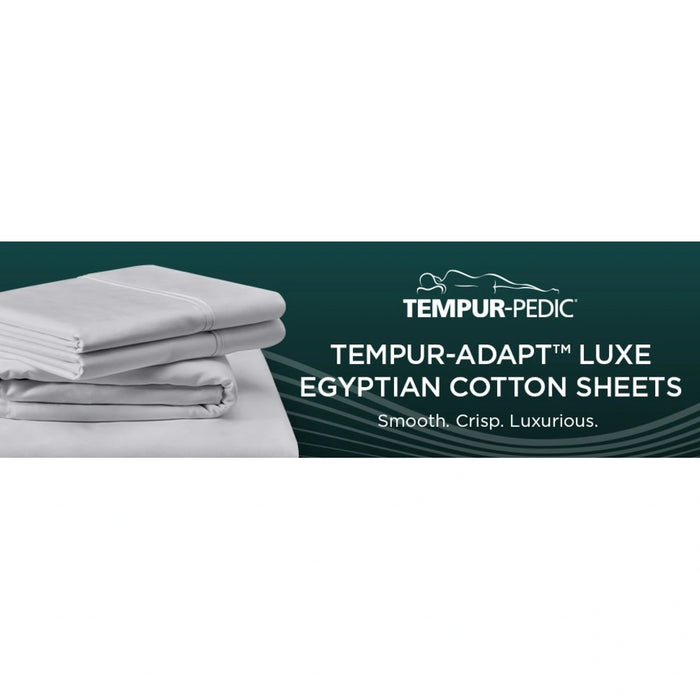 TEMPUR Luxe Egyptian Cotton Pillowcase Set White
