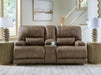 Beckley Place Power Reclining Loveseat with Console - Pierce Furniture Gallery