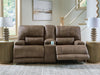 Beckley Place Power Reclining Loveseat with Console - Pierce Furniture Gallery