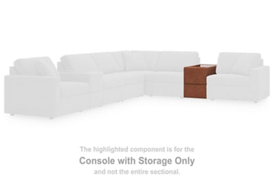 Modmax Balanced Sectional with Audio and Storage Consoles - Pierce Furniture Gallery