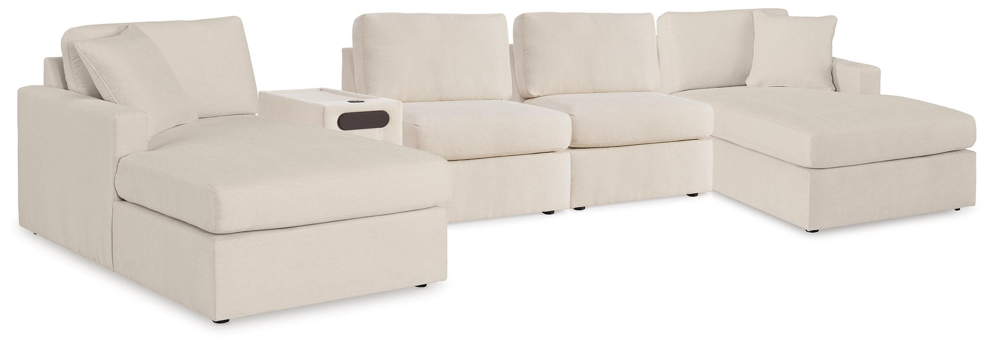 Modmax 5 Piece Sectional with Audio Console - Pierce Furniture Gallery
