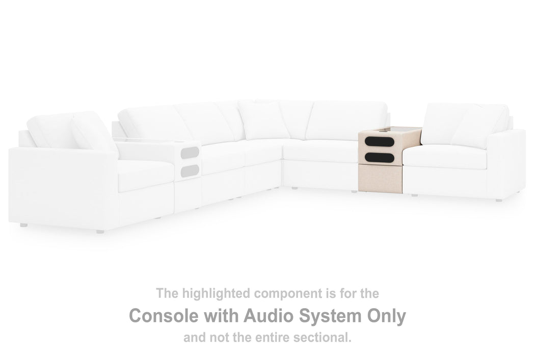 Modmax Balanced Sectional with Audio and Storage Consoles - Pierce Furniture Gallery