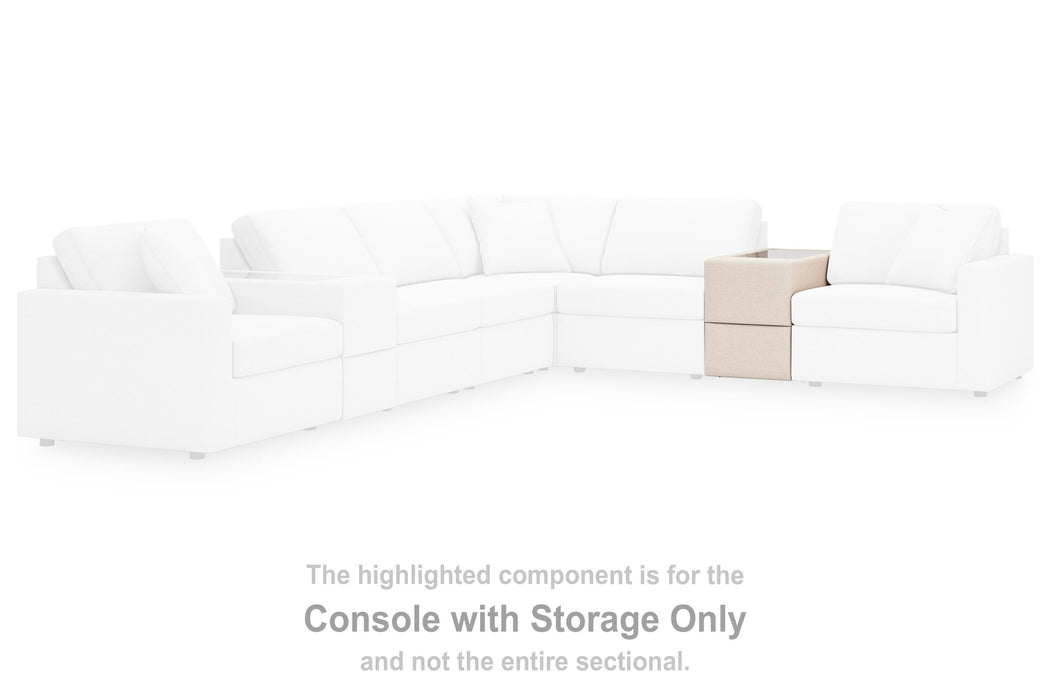 Modmax Balanced Sectional with Audio and Storage Consoles - Pierce Furniture Gallery