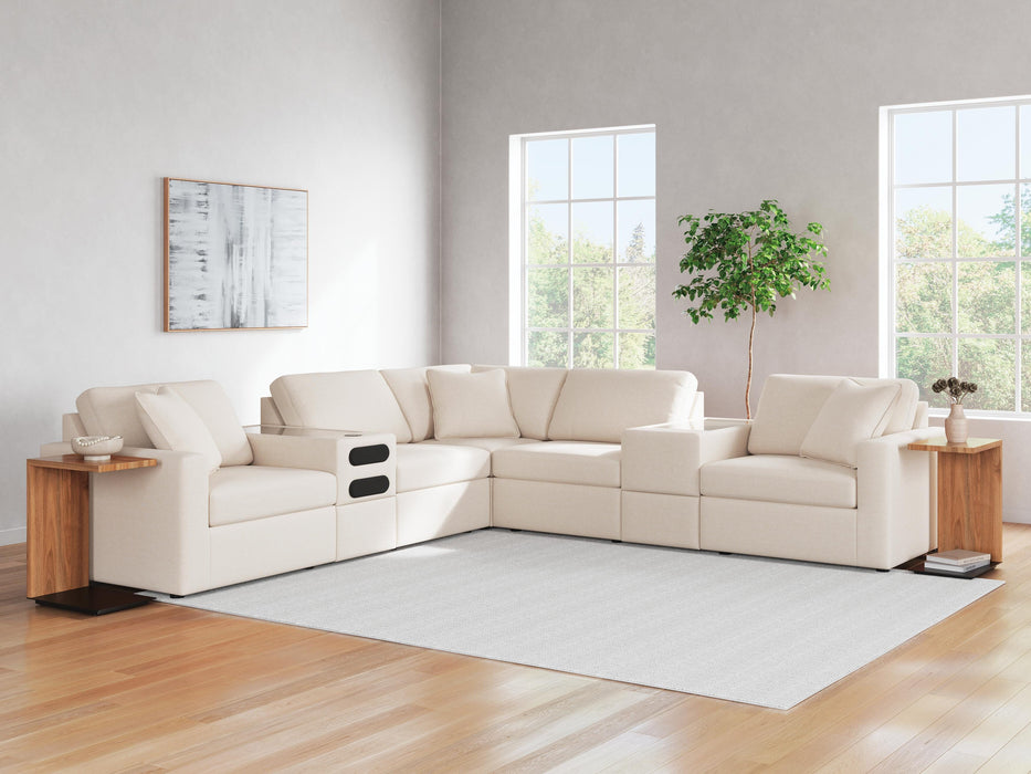 Modmax Balanced Sectional with Audio and Storage Consoles - Pierce Furniture Gallery