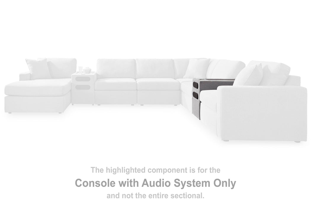 Modmax Balanced Sectional with Audio and Storage Consoles - Pierce Furniture Gallery