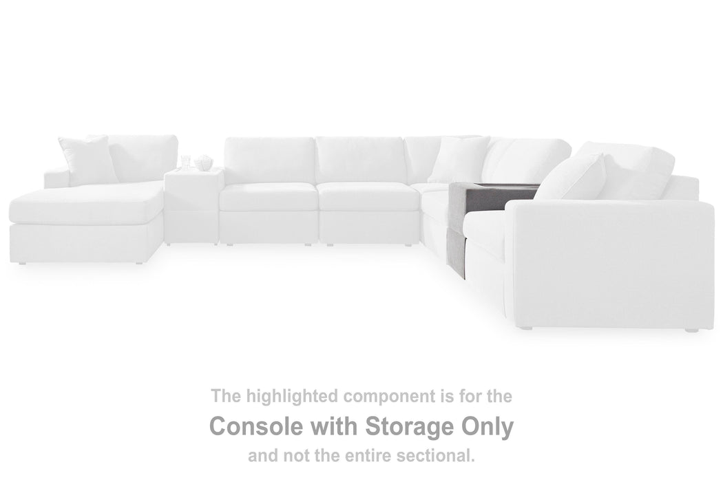 Modmax Balanced Sectional with Audio and Storage Consoles - Pierce Furniture Gallery