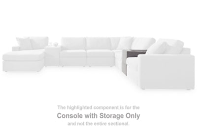 Modmax Balanced Sectional with Audio and Storage Consoles - Pierce Furniture Gallery