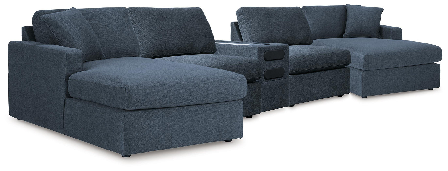 Modmax 5 Piece Sectional with Audio Console - Pierce Furniture Gallery