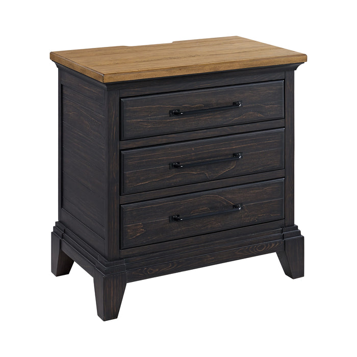 Montrose Storage Bedroom Set in Espresso & Brown