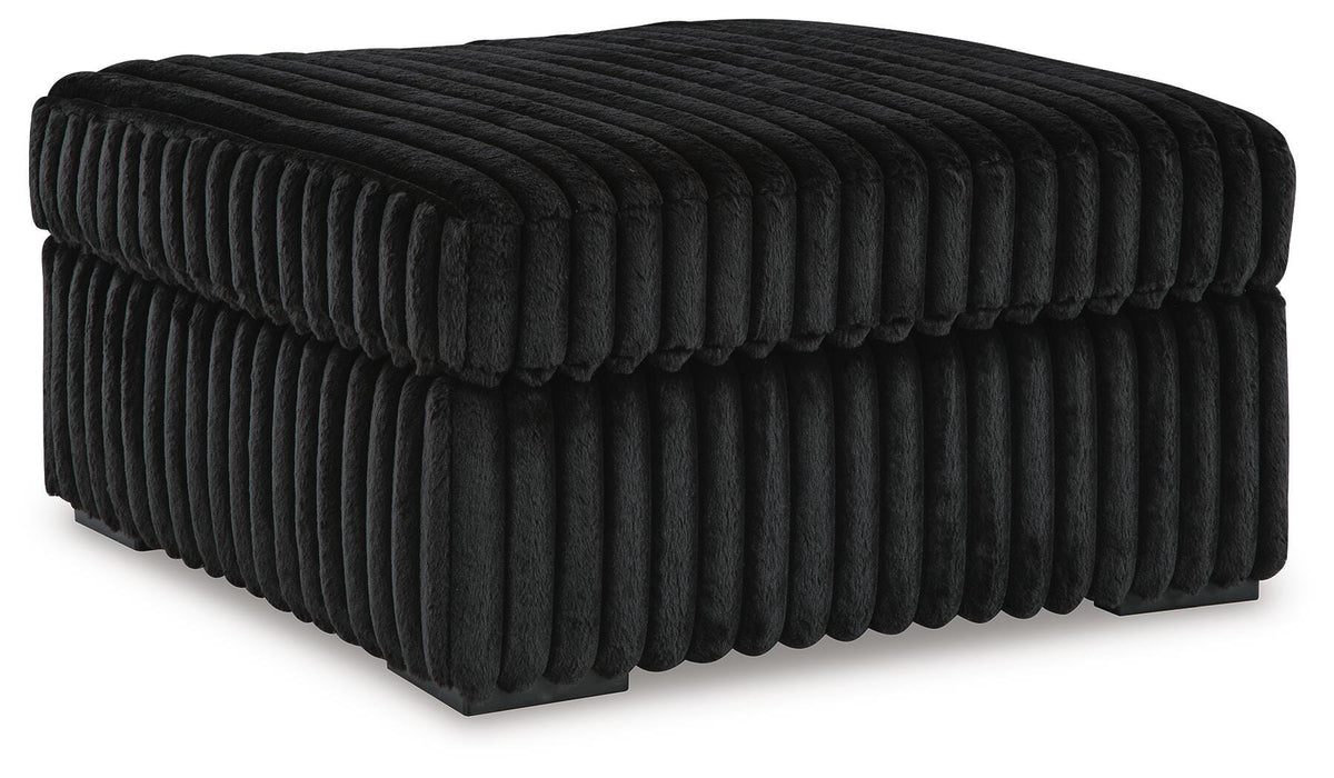 Midnight-Madness Oversized Accent Ottoman - Pierce Furniture Gallery