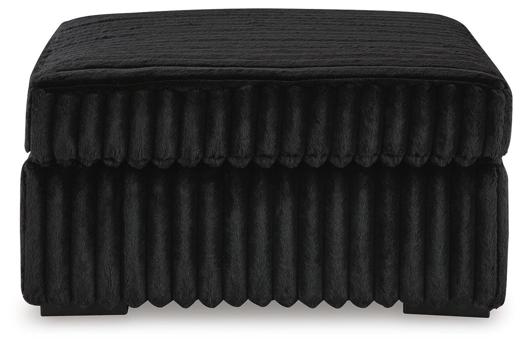 Midnight-Madness Oversized Accent Ottoman - Pierce Furniture Gallery