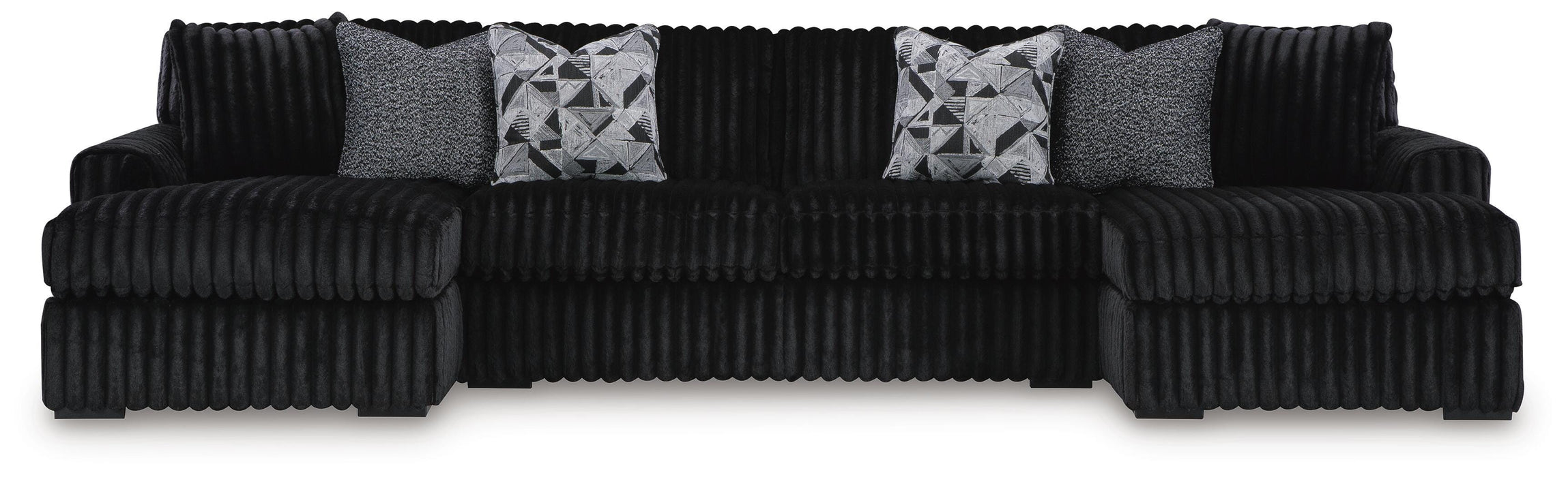 Midnight-Madness Sectional with Chaise - Pierce Furniture Gallery