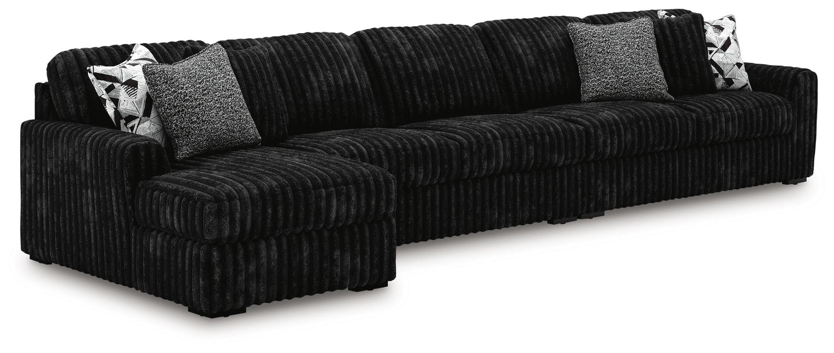 Midnight-Madness Sectional with Chaise - Pierce Furniture Gallery