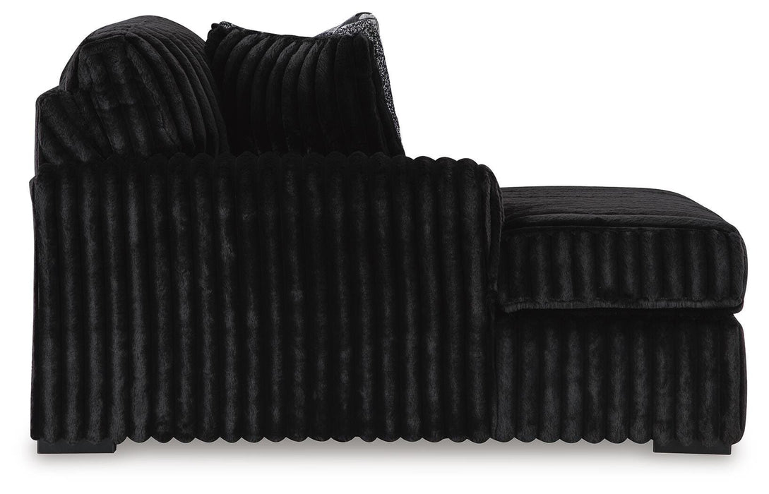 Midnight-Madness Sectional with Chaise - Pierce Furniture Gallery