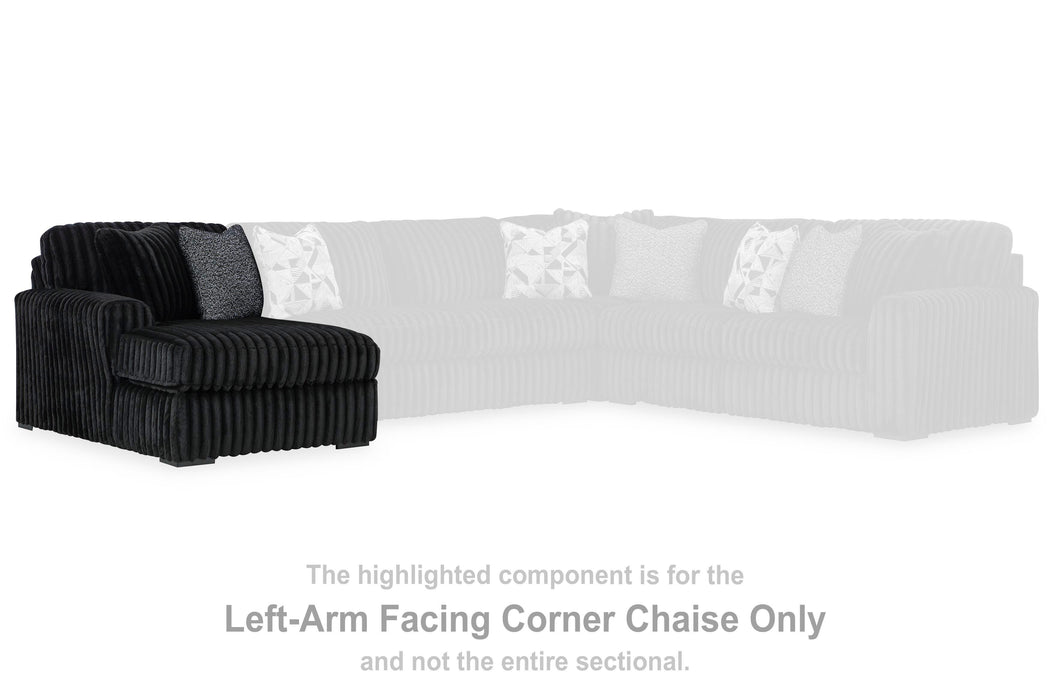 Midnight-Madness Sectional Sofa with Chaise - Pierce Furniture Gallery