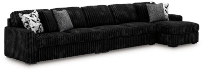 Midnight-Madness Sectional with Chaise - Pierce Furniture Gallery
