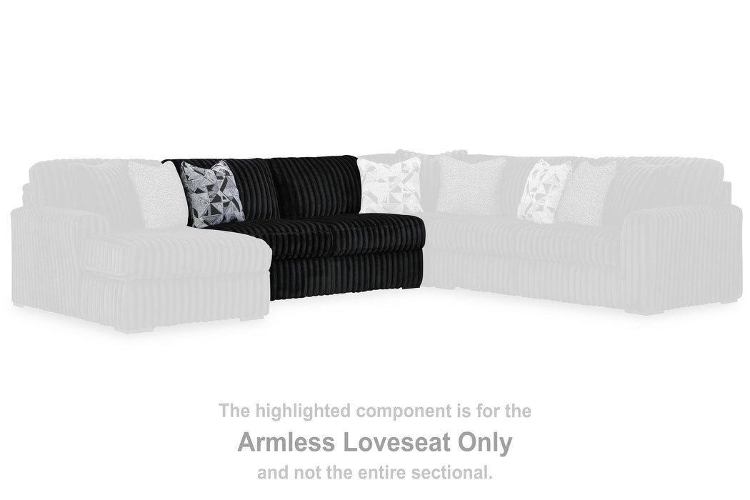 Midnight-Madness Sectional with Chaise - Pierce Furniture Gallery