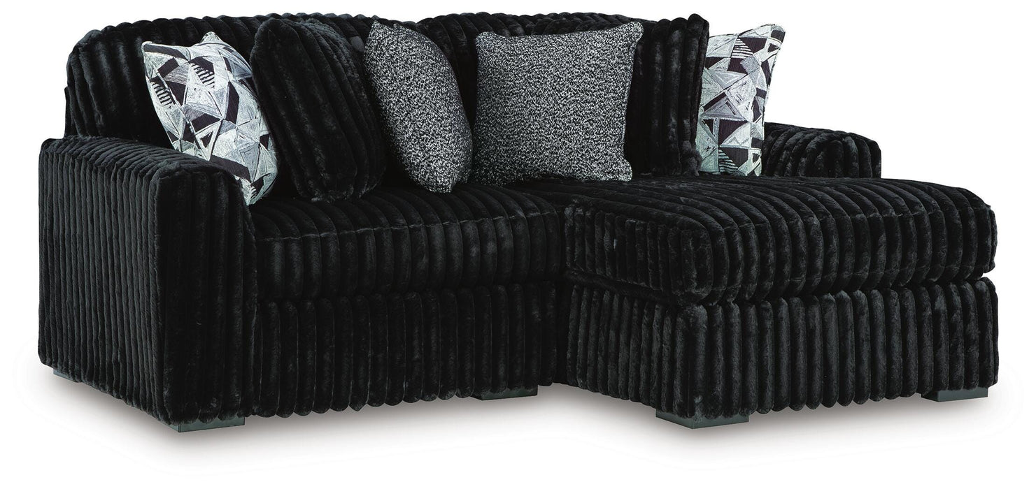 Midnight-Madness Sectional with Chaise - Pierce Furniture Gallery