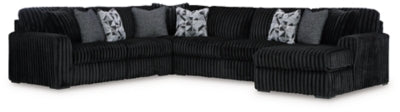 Midnight-Madness Sectional with Chaise - Pierce Furniture Gallery