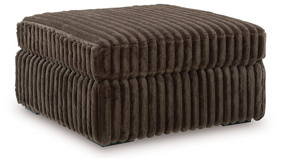 Midnight-Madness Oversized Accent Ottoman - Pierce Furniture Gallery
