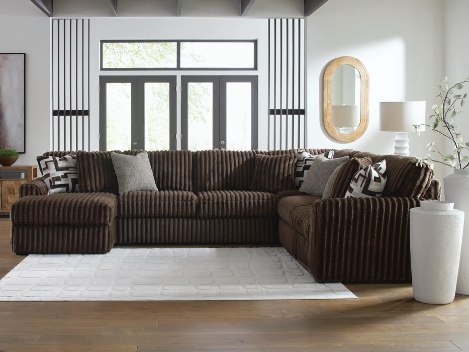 Midnight-Madness Sectional with Chaise - Pierce Furniture Gallery