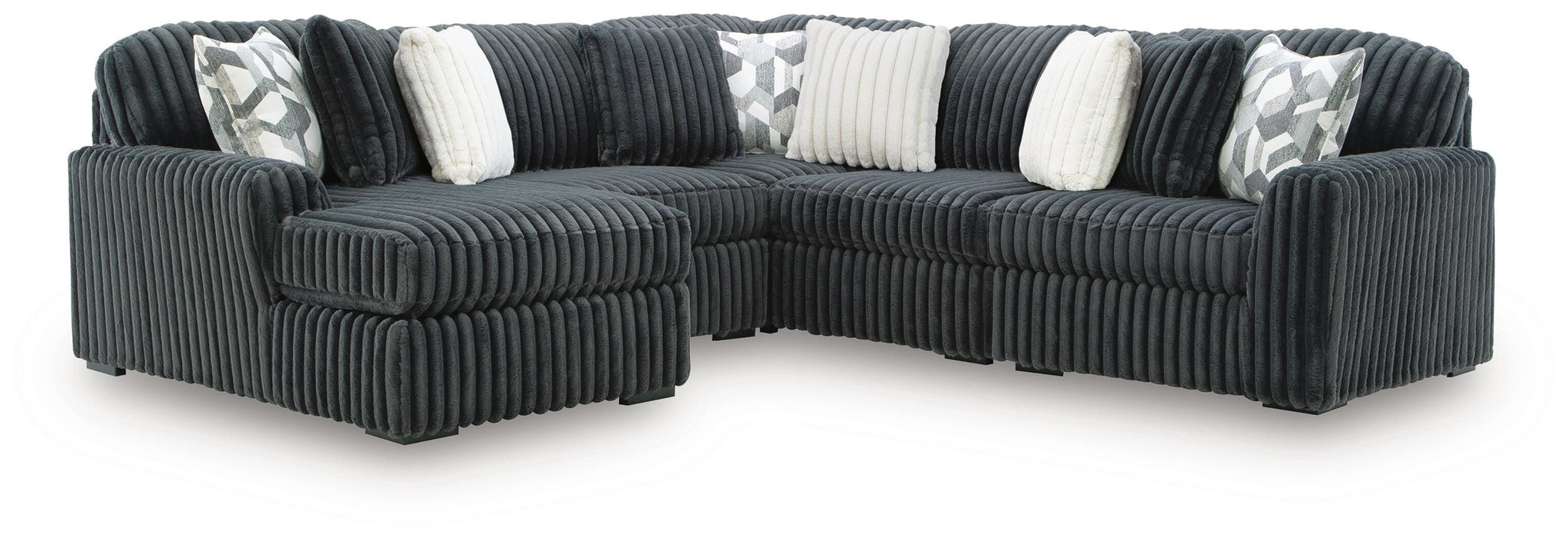 Midnight-Madness Sectional with Chaise - Pierce Furniture Gallery