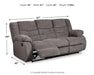 Tulen Reclining Sofa - Pierce Furniture Gallery