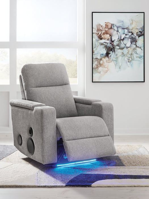Pineland Power Glider Recliner with Audio System - Pierce Furniture Gallery