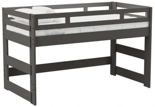 Elements International Cali Kids Twin Junior Loft Bed in Sleek Gray image