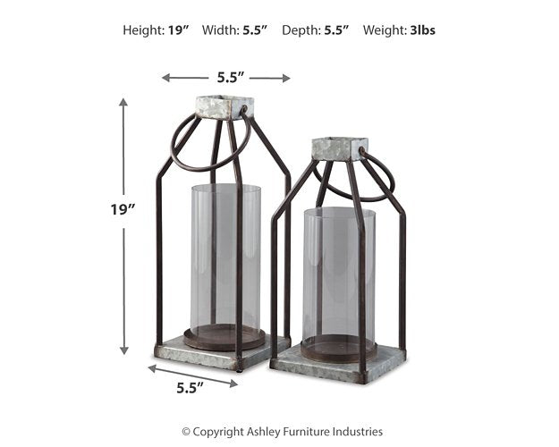 Diedrick Lantern (Set of 2)