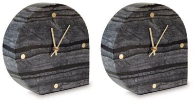 Janmour Table Clock (Set of 2) - Pierce Furniture Gallery