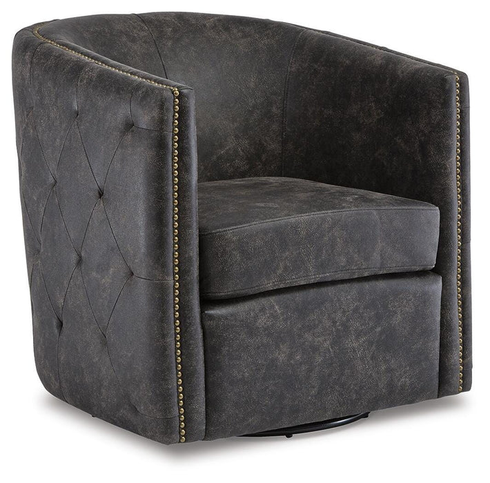 Brentlow Swivel Accent Chair - Pierce Furniture Gallery