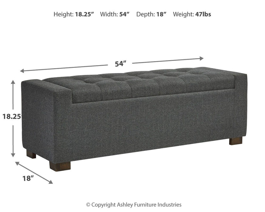 Cortwell Storage Bench - Pierce Furniture Gallery
