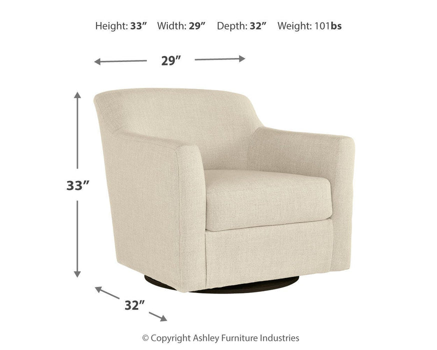 Bradney Swivel Accent Chair - Pierce Furniture Gallery