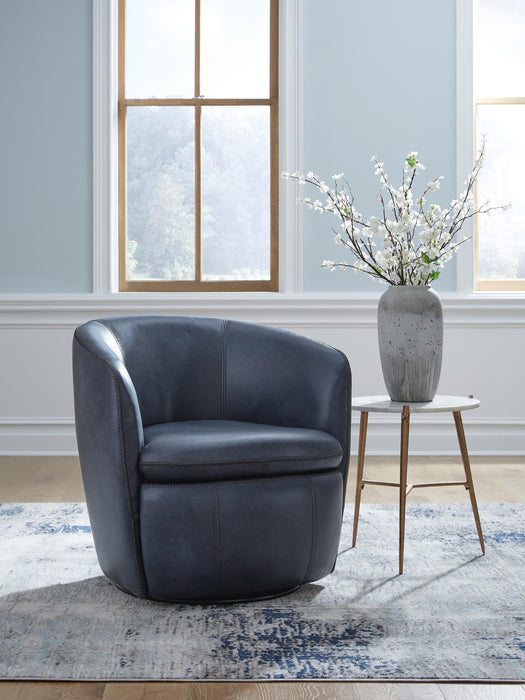 Kierreys Swivel Accent Chair - Pierce Furniture Gallery
