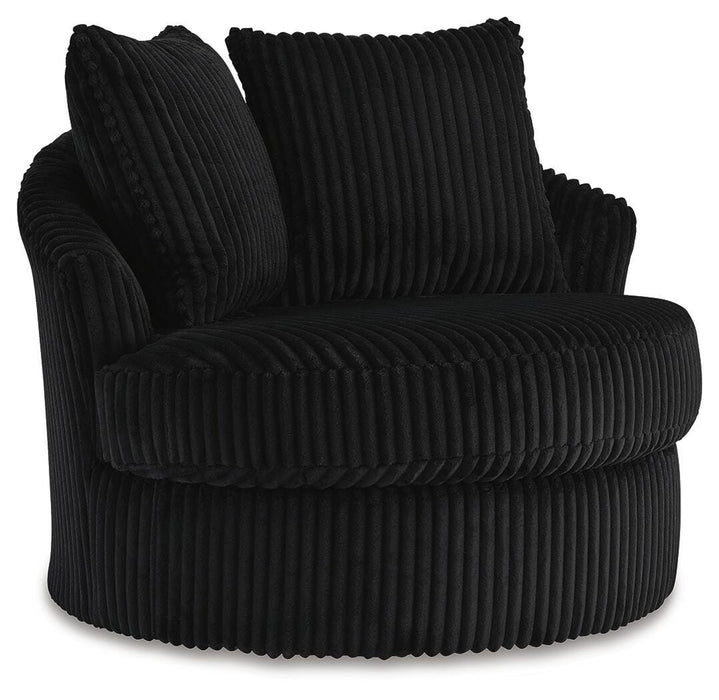 Gramwell Swivel Accent Chair - Pierce Furniture Gallery