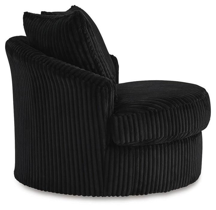 Gramwell Swivel Accent Chair - Pierce Furniture Gallery