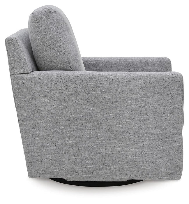 Freybourne Next-Gen Nuvella Swivel Accent Chair - Pierce Furniture Gallery