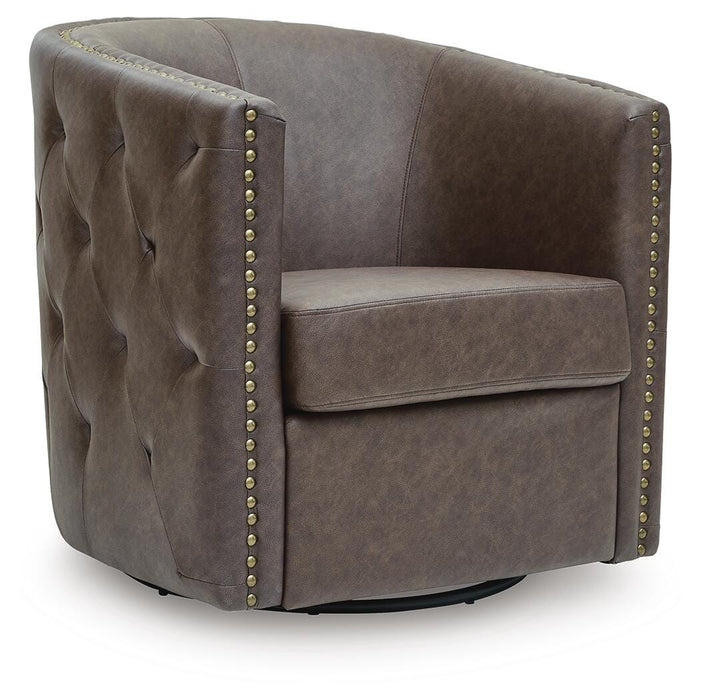Brentlow Swivel Accent Chair - Pierce Furniture Gallery