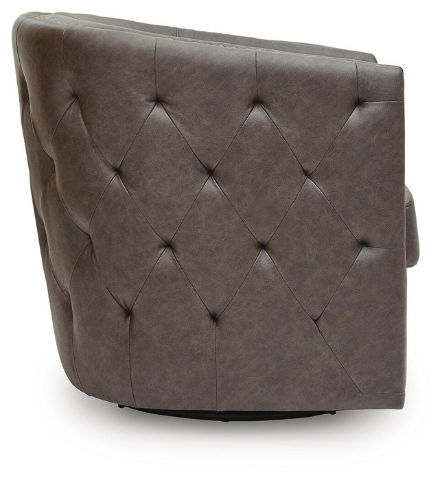 Brentlow Swivel Accent Chair - Pierce Furniture Gallery