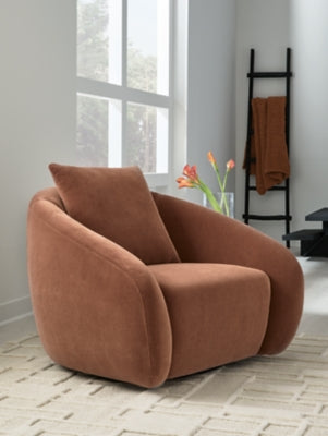 Yahya Swivel Accent Chair - Pierce Furniture Gallery