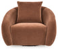 Yahya Swivel Accent Chair - Pierce Furniture Gallery