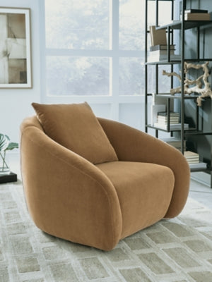 Yahya Swivel Accent Chair - Pierce Furniture Gallery