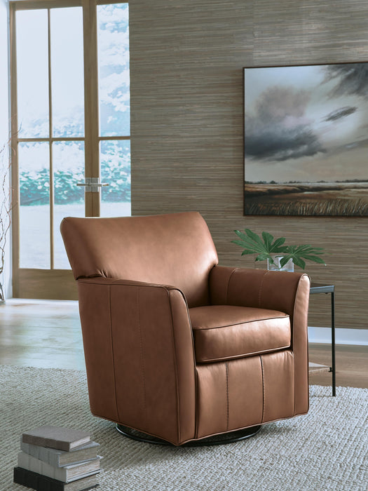 Braydunn Swivel Glider Accent Chair - Pierce Furniture Gallery