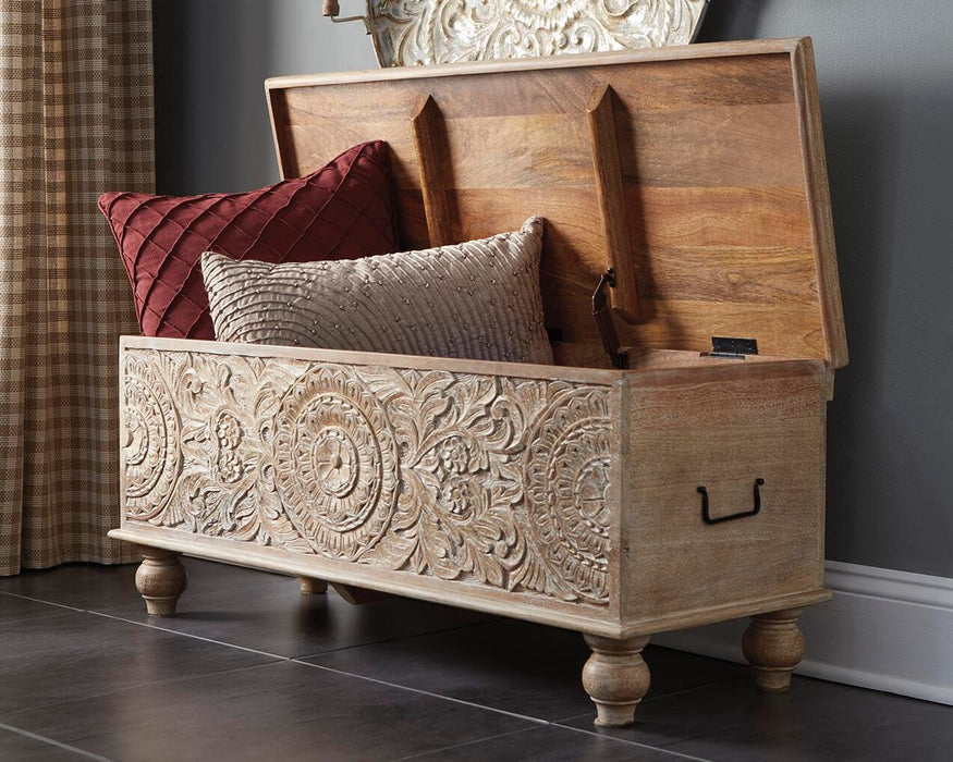 Fossil Ridge Storage Bench - Pierce Furniture Gallery