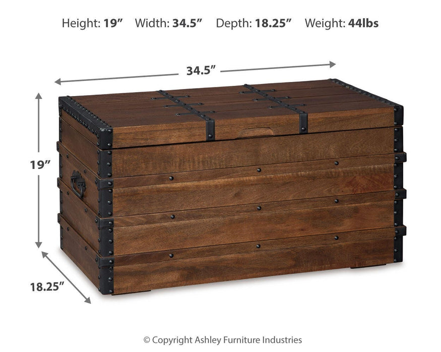 Kettleby Storage Trunk - Pierce Furniture Gallery