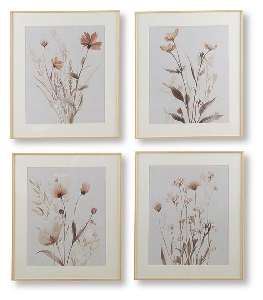 Chettings Wall Art (Set of 4) - Pierce Furniture Gallery