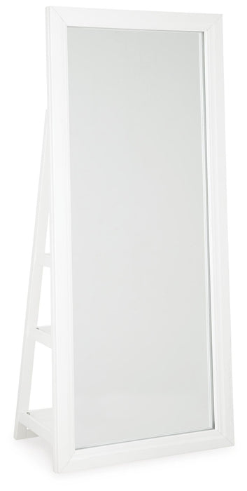 Evesen Floor Standing Mirror/Storage - Pierce Furniture Gallery